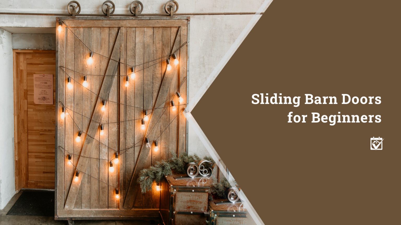 banner for sliding barn doors