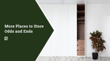 More places to store odds and ends