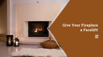 give your fireplace a facelift